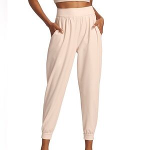 Susana Monaco “Blanched Almond” Joggers | Size Small | Retail $218 | Cream